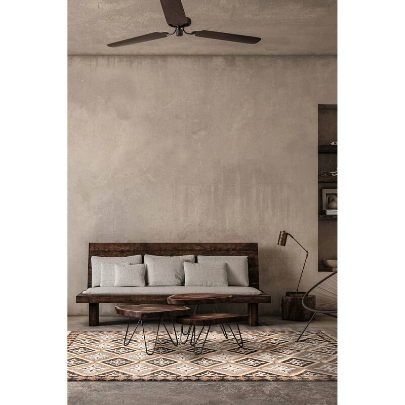Ankara Grey Kilim 5'1" x 8'1" - 5'1 x 8'1