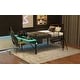 preview thumbnail 4 of 11, Functional Design Metal Loft Bed with Ladder, Guardrail, Built-in Desk, Storage Shelf and LED Light, Full, Black