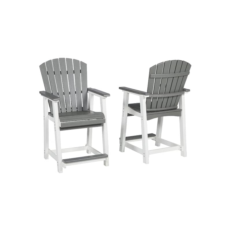 Signature Design by Ashley Eisely Outdoor Counter Height Bar Stool (Set of 2)