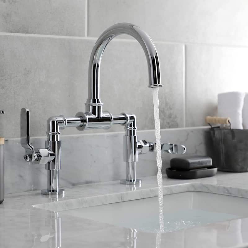 Kingston Brass Whitaker Bridge Bathroom Faucet
