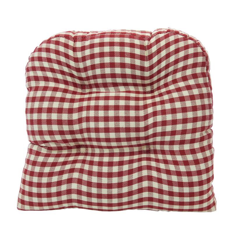 Klear Vu Gripper Overstuffed Universal Non-Slip Dining Chair Cushions