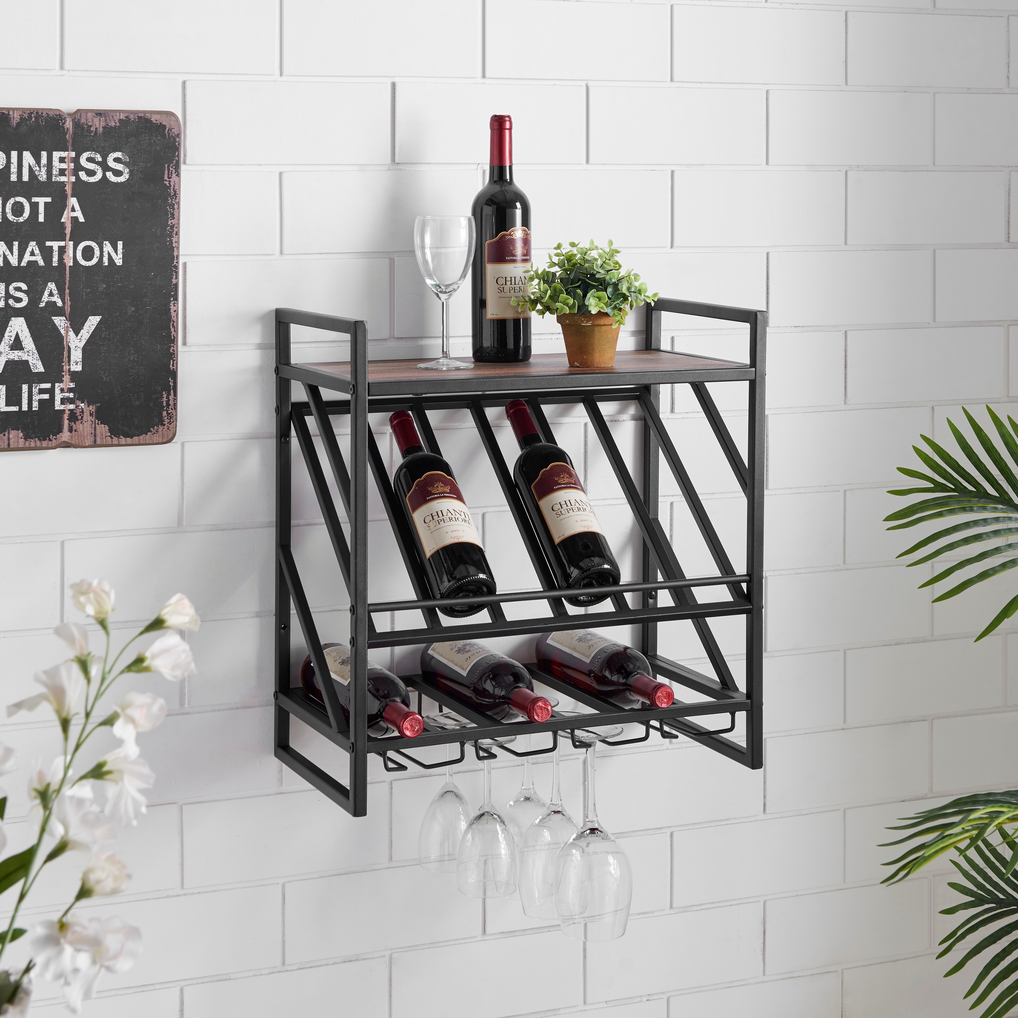 Wine & Stemware Rack