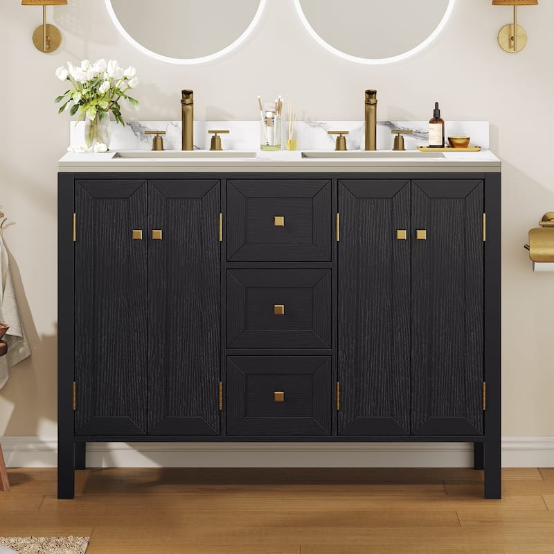 Moasis 36"/40"/ 47" Bathroom Vanity Cabinet with Sink