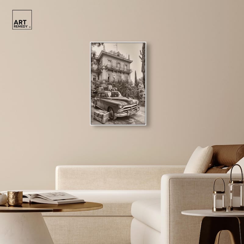 Pack Up the Car Canvas by Art Remedy