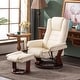 preview thumbnail 39 of 50, MCombo Set of 2 Swivel Recliner with Ottoman, Vibration Massage Lumbar Pillow