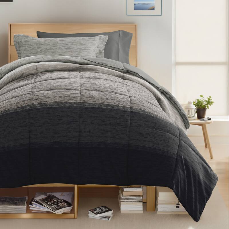 8pc Twin XL Pattern Dorm Bedding Bundle