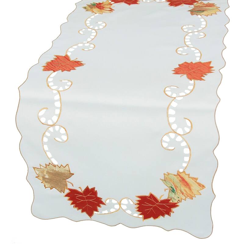 Scrolling Leaf Table Runner - 15" x 54"