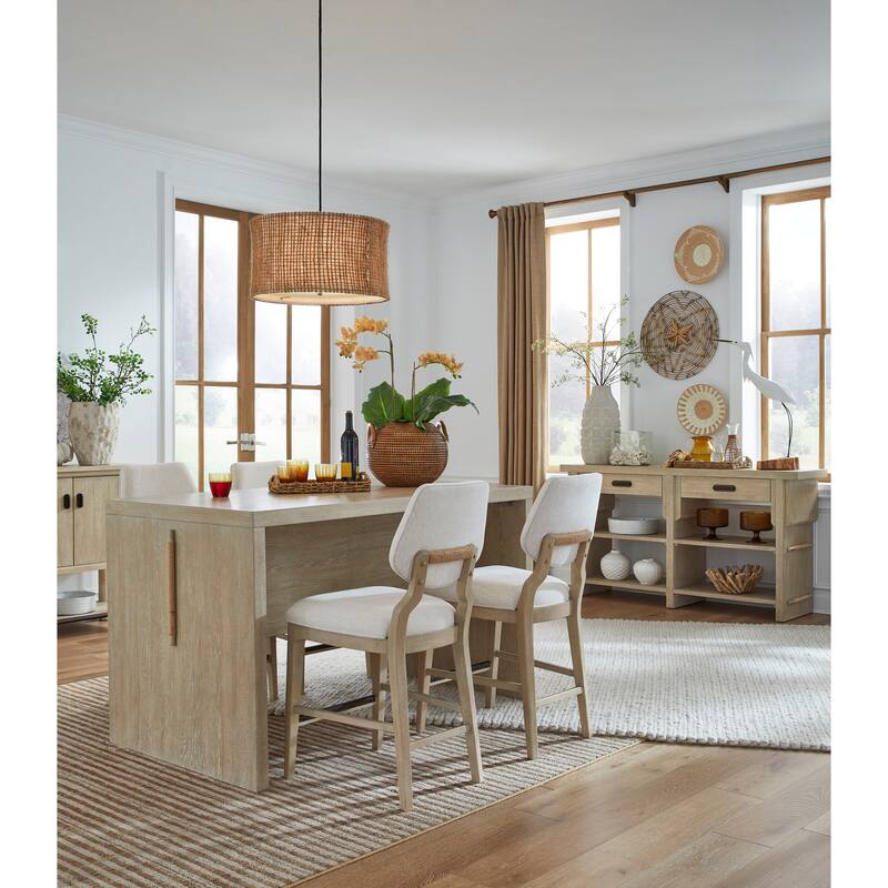 Salt Life Home Sunset Cove Sanibel Brown Server - 68''W x 18''D x 36''H