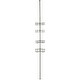 preview thumbnail 20 of 40, Utopia Alley Tension Pole Shower Caddy Corner Organizer, Adjustable with 4 Removable Baskets, 60 to 97 Inch
