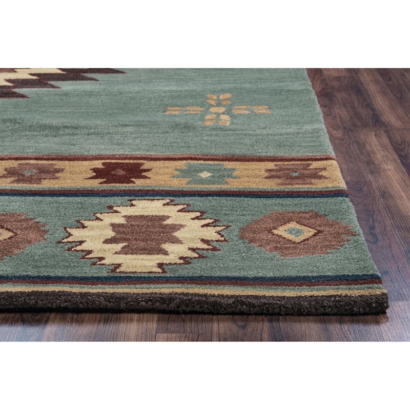 Alora Decor Ryder Southwestern Hand-tufted Wool Rug