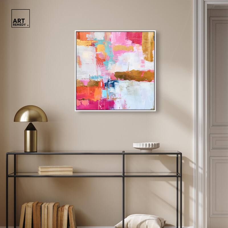 Exuberant Hues II Canvas by Art Remedy