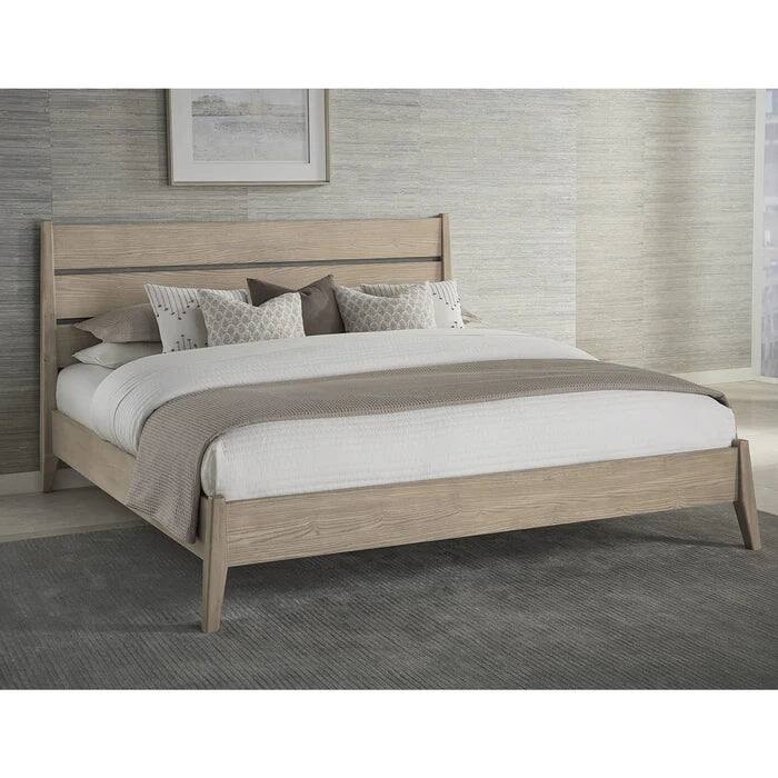 Linwood Modern Simplistic Design Bedroom Set (Bed + Two Nightstand) - King
