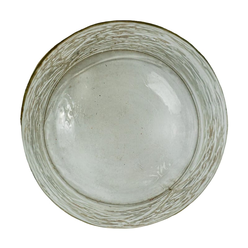 Reclaimed Glass Votive Holder with Natural Botanicals