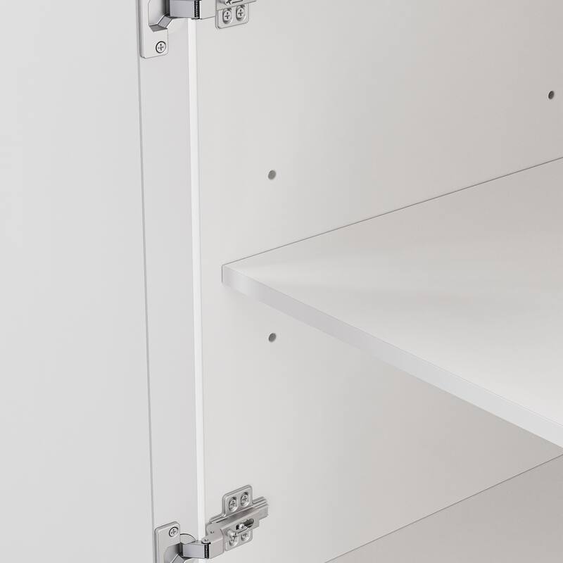 54 Inch Kitchen Island with Rubber Wood Drop Leaf and Rolling Cart Storage