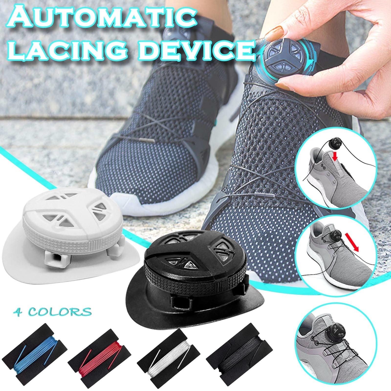 Automatic shoelace tier store