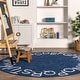 preview thumbnail 18 of 136, Nuloom Alphabet SpinClean Washable Round Rug