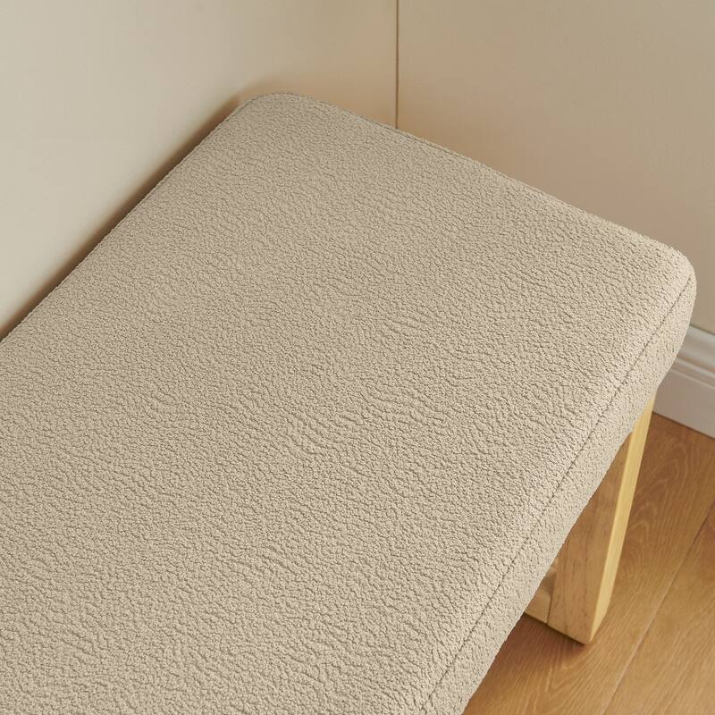 Bench with a Wooden Frame