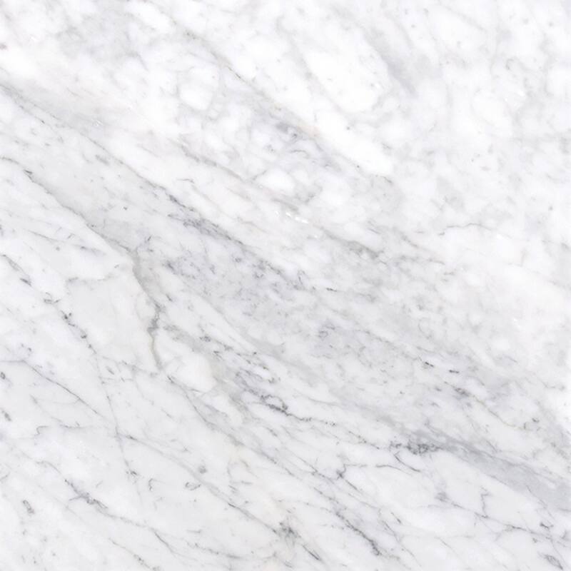 Ackland AKTMT12X12P-CA 12" x 12" Marble Solid Floor and Wall Tile - - Carrara White
