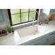 preview thumbnail 8 of 63, Karran Undermount Quartz Composite 33 in. Single Bowl Kitchen Sink with Accessories