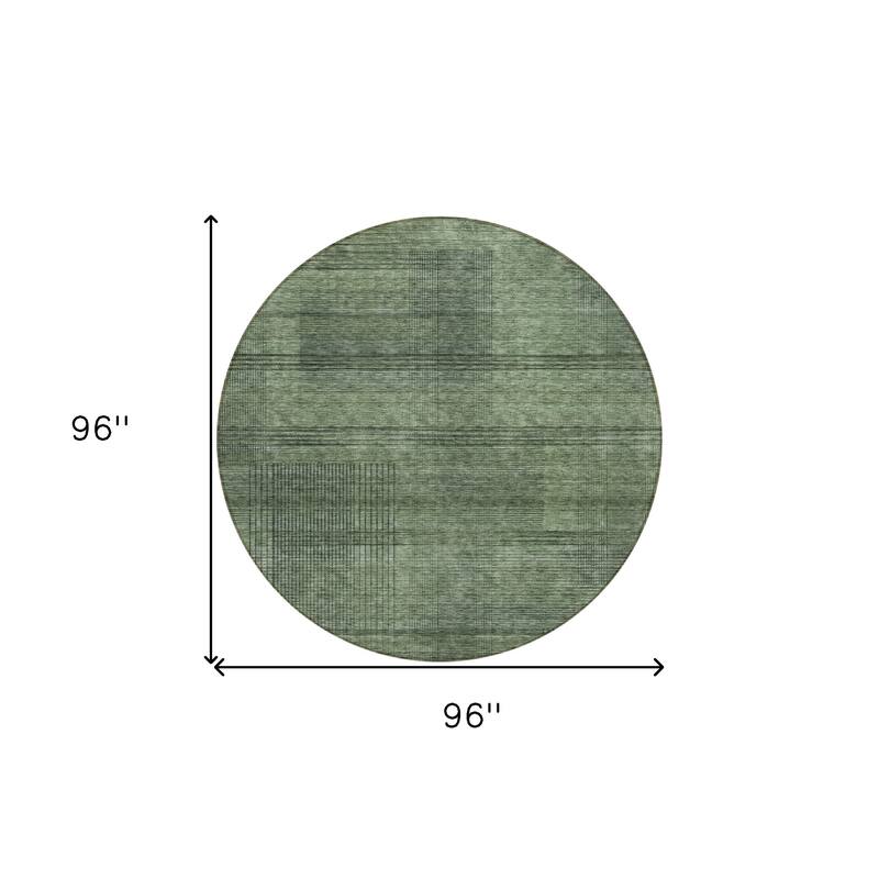 HomeRoots Striped Transitional Rectangle Outdoor Rug