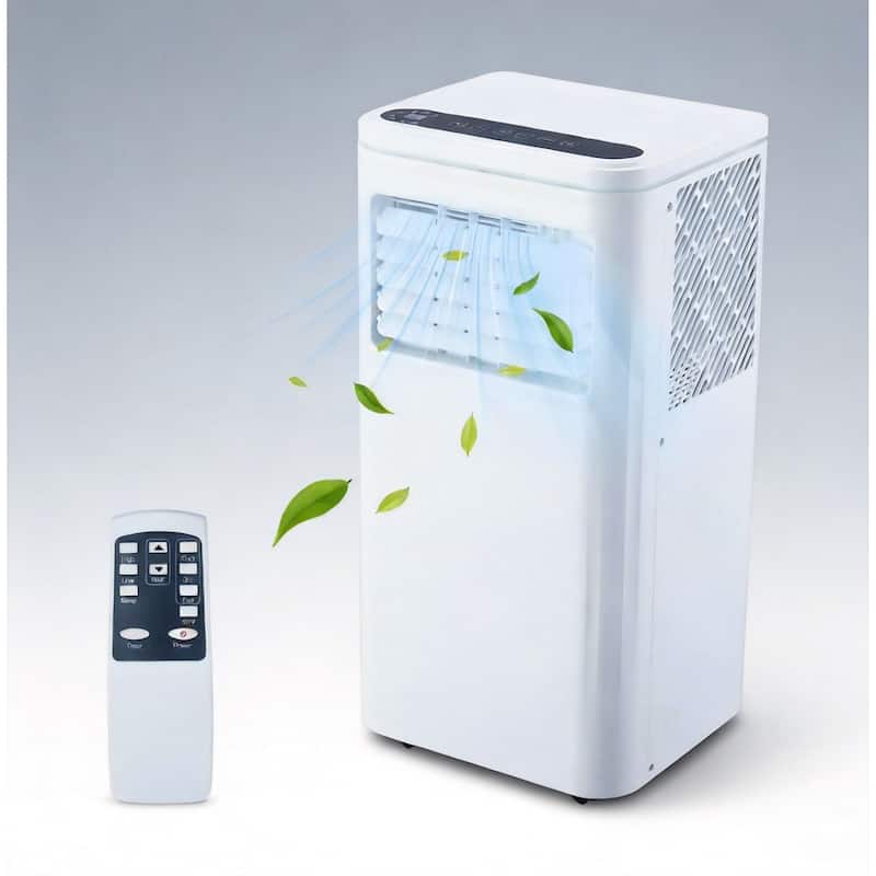 10000 BTU Portable Air Conditioners, with Cooling, Dehumidifier & Fan - White