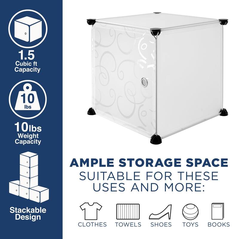 Work-It 12-Modular Cube Storage Organizer