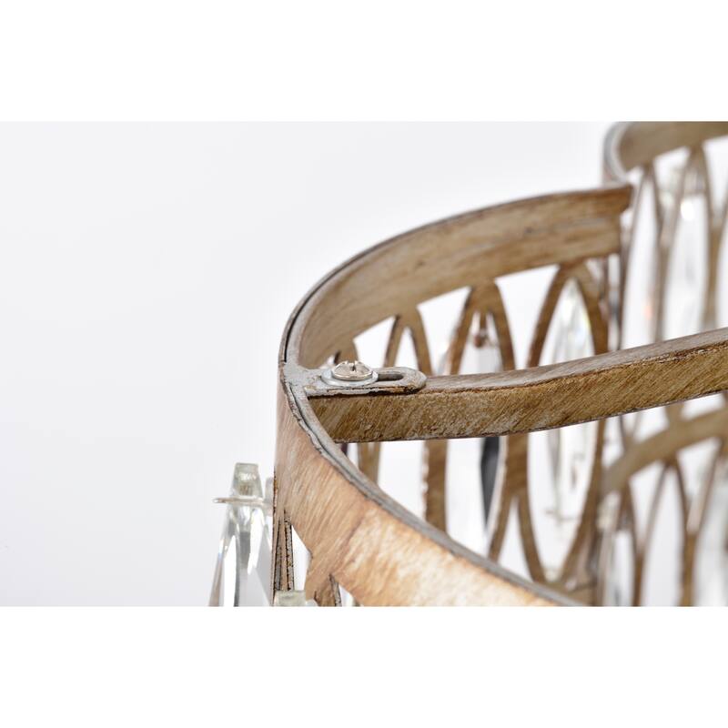 Onyx Antique Gold Finish Modern-Contemporary Crystal Ceiling Fandelier