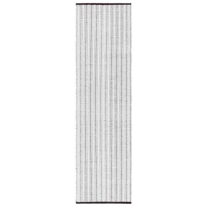 SAFAVIEH Handmade Vermont Muniba Wool & Cotton Rug - 2'3" x 8' Runner - Brown/Ivory
