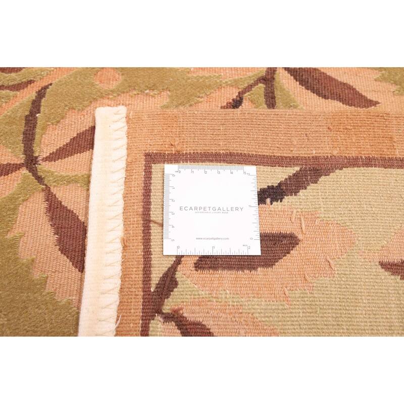 ECARPETGALLERY Hand-knotted Opulence Olive Wool Rug - 6'1 x 9'0