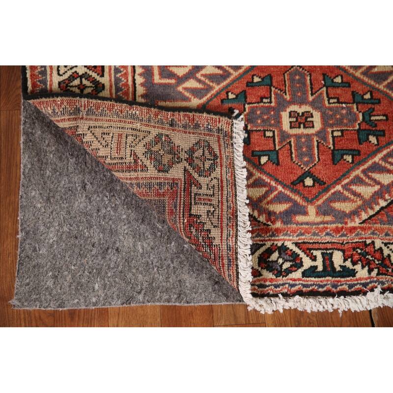 Bakhtiari Persian Vintage Runner Rug Hand-knotted Wool Carpet - 3'2"x 10'0"