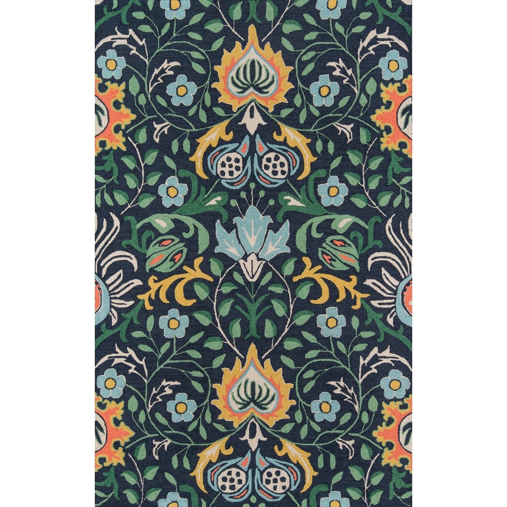 Momeni Newport Hand Tufted Wool Floral Area Rug.