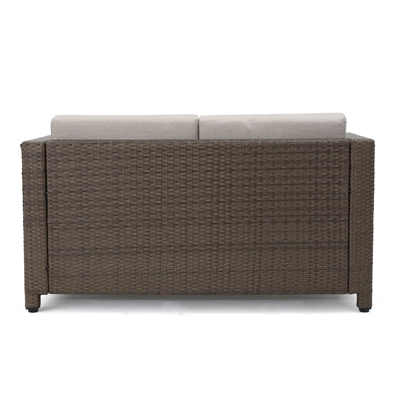 Puerta Outdoor 4-piece Patio Chat Set by Christopher Knight Home