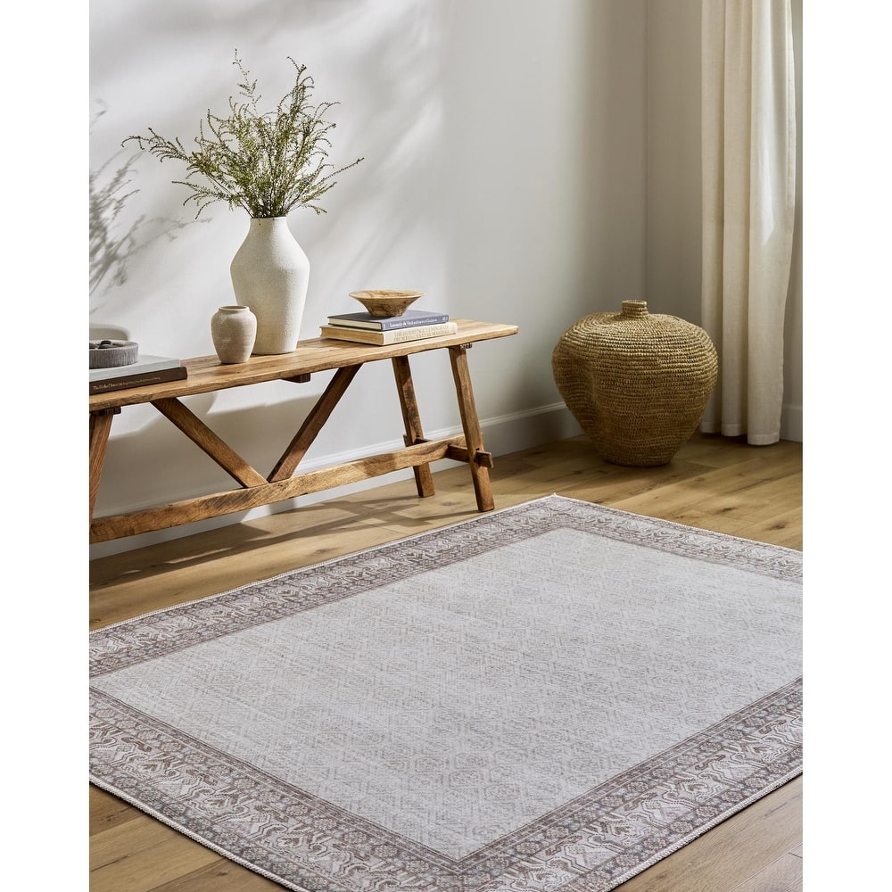 Our PNW Home x Livabliss Rainier Cottage Border Washable Area Rug