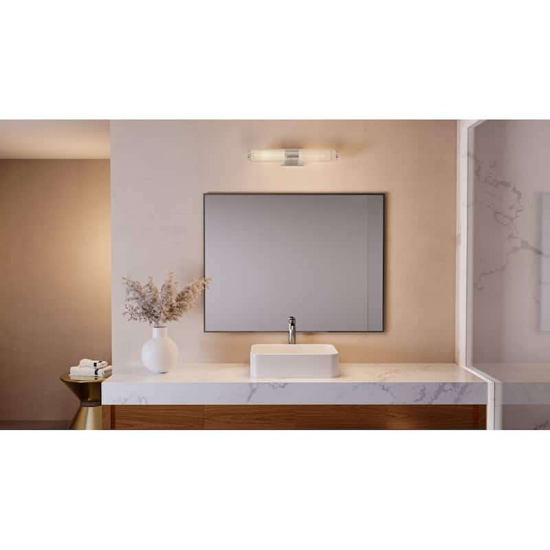 Hawes 2-Light Brushed Nickel Bath Light