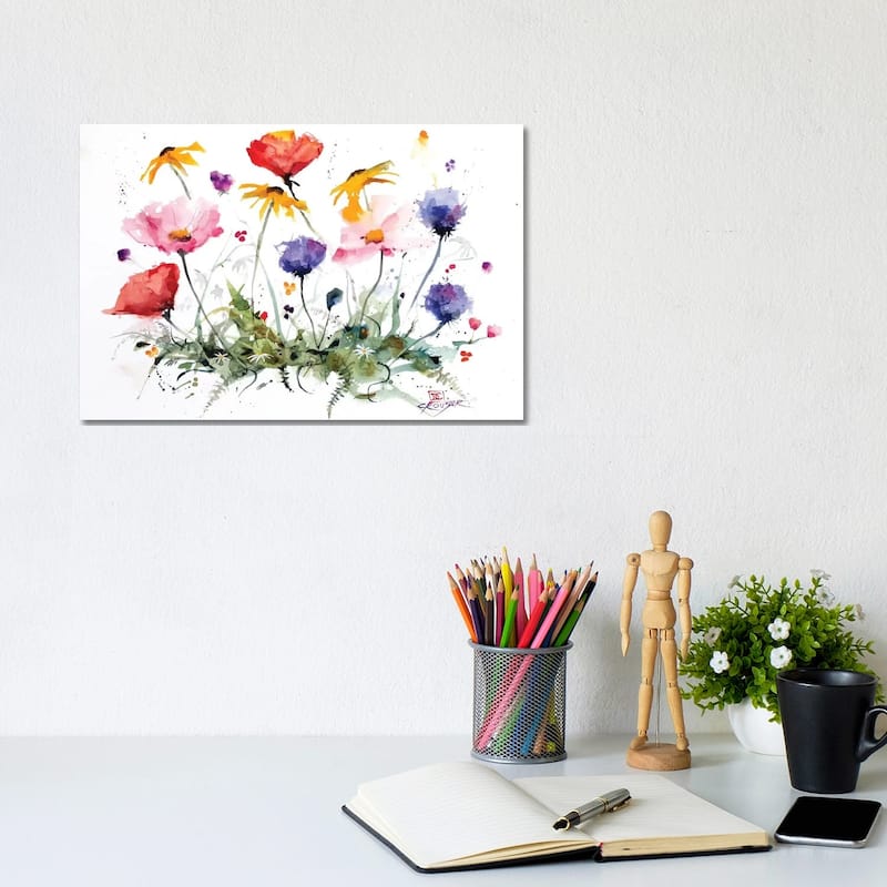 iCanvas "Wildflowers" by Dean Crouser Canvas Print - 8x12x0.75