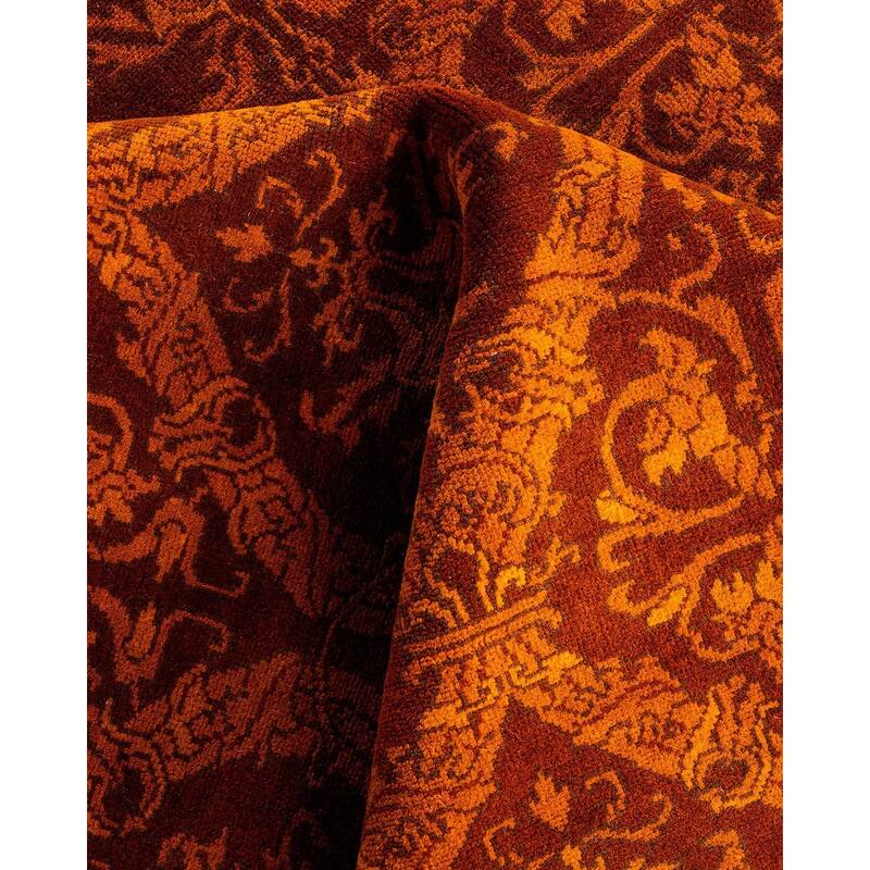 Vibrance One-of-a-Kind Handmade Area Rug - Gold, 5' 10" x 6' 0" - 5' 10" x 6' 0"