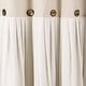 preview thumbnail 13 of 61, Lush Decor Two-tone Linen Button Shower Curtain