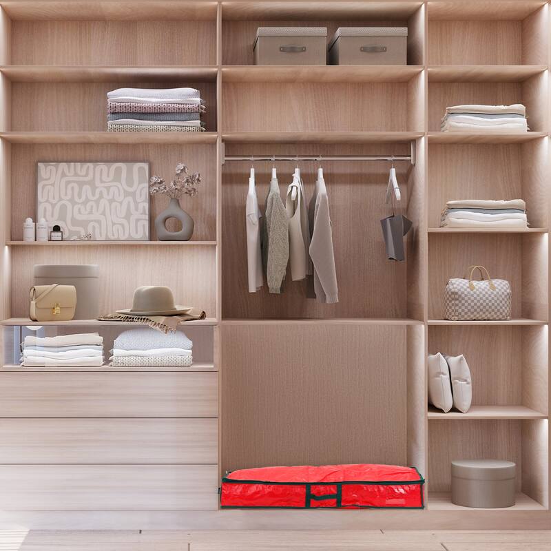 1 Pcs Foldable Large Storage Bags with Handles, Packing Bags for Clothes, Comforters, Closet Organizers 40.5*14*6in
