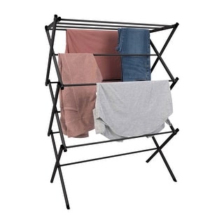 Clothes Drying Rack - Drying Rack for Indoor/Outdoor Use with 35lb Weight Capacity - Collapsible Drying Racks by Lavish Home