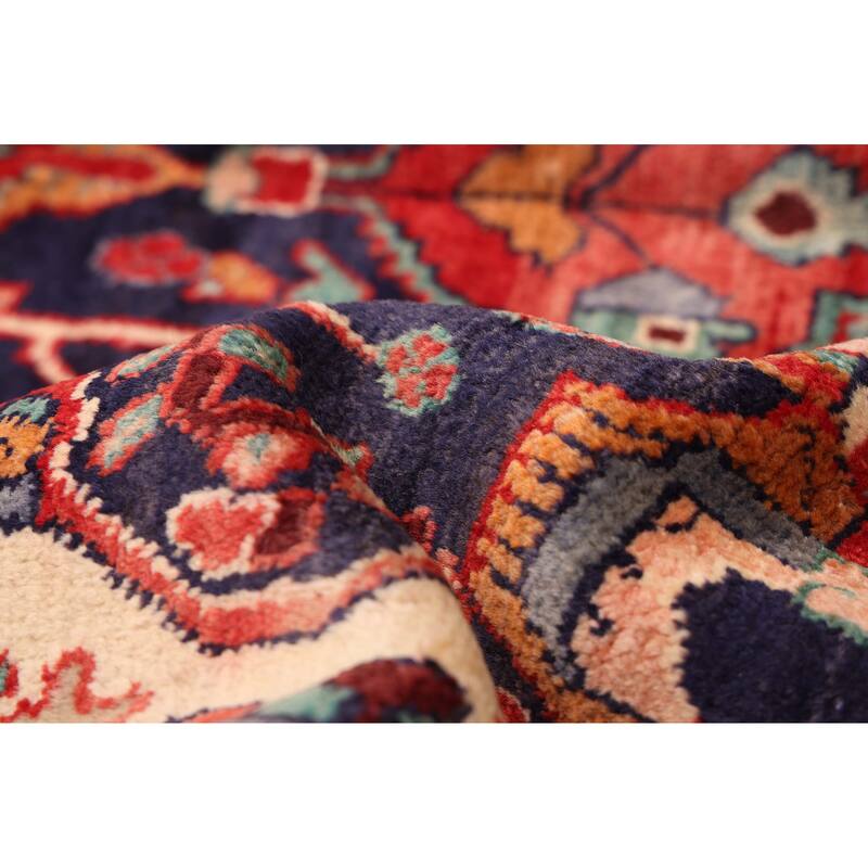 ECARPETGALLERY Hand-knotted Anatolian Vintage Dark Navy Wool Rug - 5'3 x 9'8