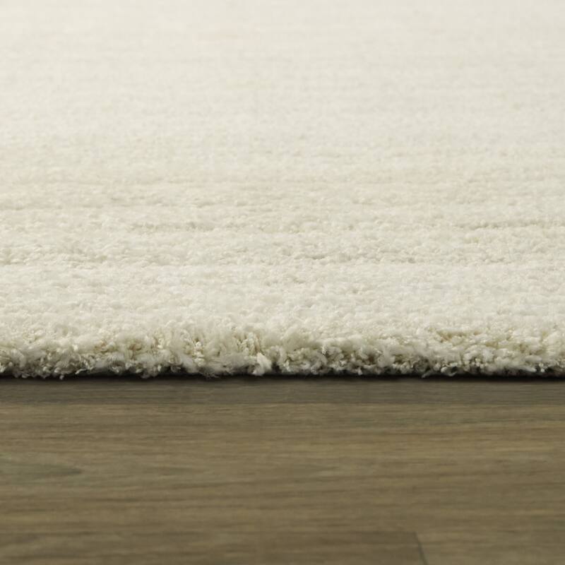 Sawyer Geometric Wave Pattern Modern Plush Area Rug