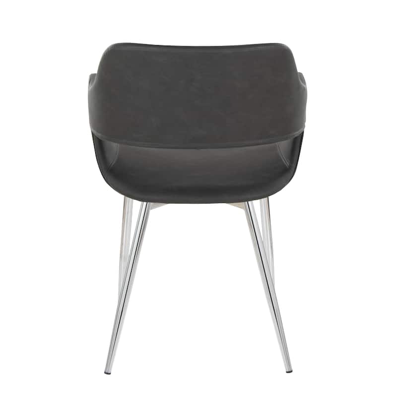 Porch & Den Vallen Dining Chair with Metal Legs (Set of 2)