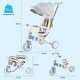 preview thumbnail 7 of 12, 7 in 1 Baby Tricycle, Foldable Toddler Tricycle with Removable - N/A
