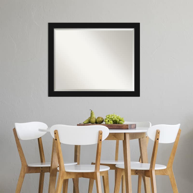 Beveled Wall Mirror - Avon Black Frame - Avon Black