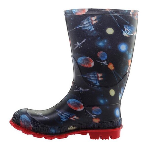 little black rain boots