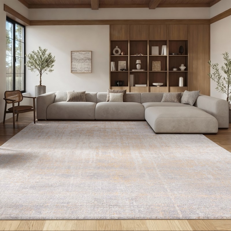 SAFAVIEH Adirondack Guillerma Modern Abstract Distressed Rug