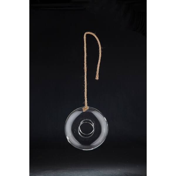 Shop 3 Clear Solid Hand Blown Glass Hanging Tea Light Holder N A Free Shipping On Orders Over 45 Overstock 28683329