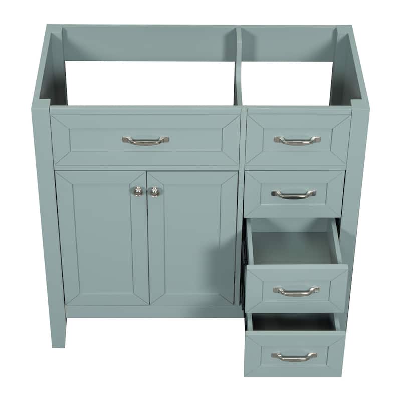36" Bathroom Vanity without Sink,Bathroom Cabinet with Drawers