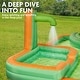 preview thumbnail 10 of 28, Sunny & Fun Mega Climb N' Go Inflatable Water Slide Park