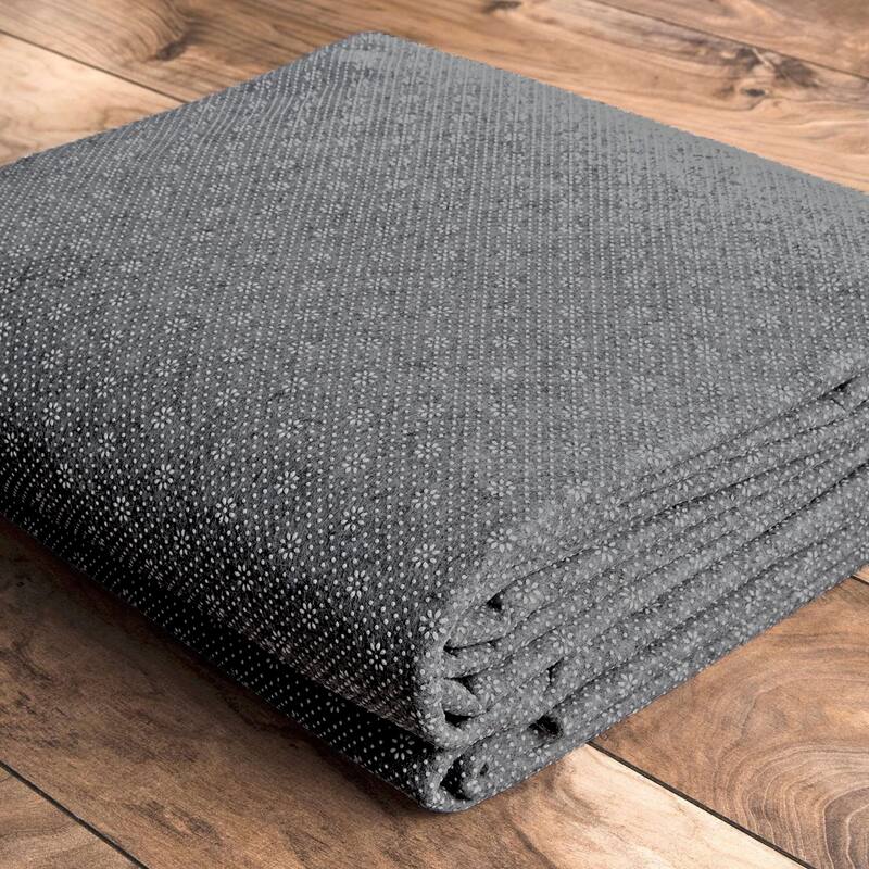 1/3" Thick Premium Non-slip Reduce Noise Carpet Mat - Grey